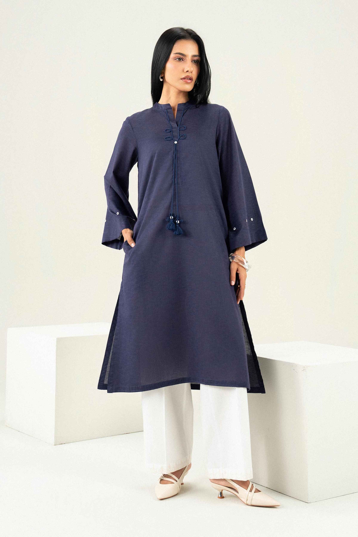 Solid Shirt - ST1S-PRET26WV2-4 for Women - Pret Collection | Nishat | Shop Online