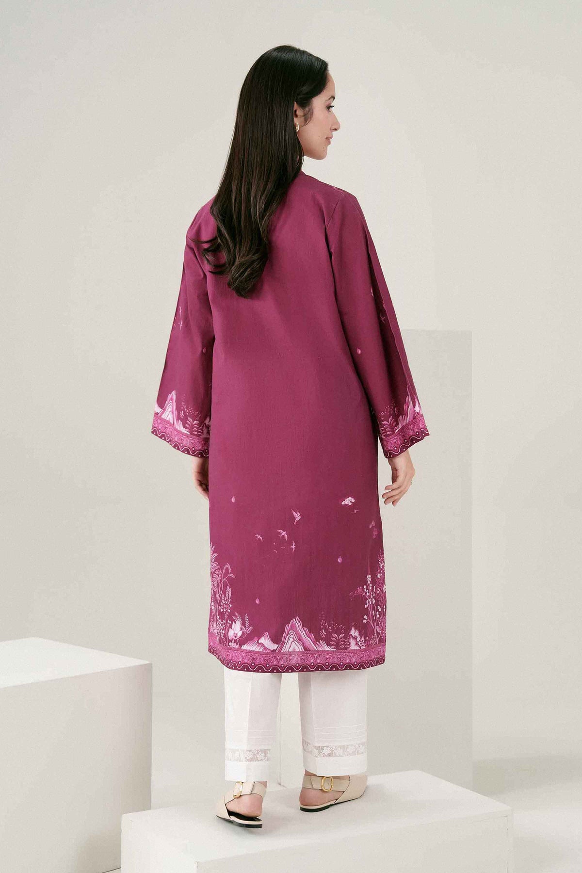 Printed Shirt - ST1S-PRET26WV2-6 for Women - Pret Collection | Nishat | Shop Online