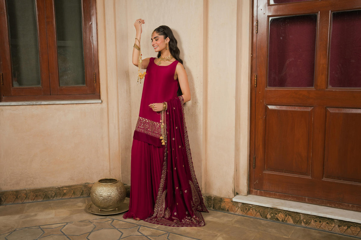 Embroidered Shawl - ST1SE-LUXE26WV1-2 for Women - Pret Collection | Nishat | Shop Online