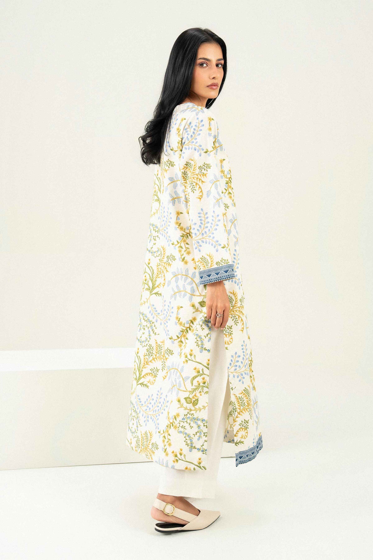 Printed Embroidered Shirt - ST1SE-PRET26WV2-2 for Women - Pret Collection | Nishat | Shop Online