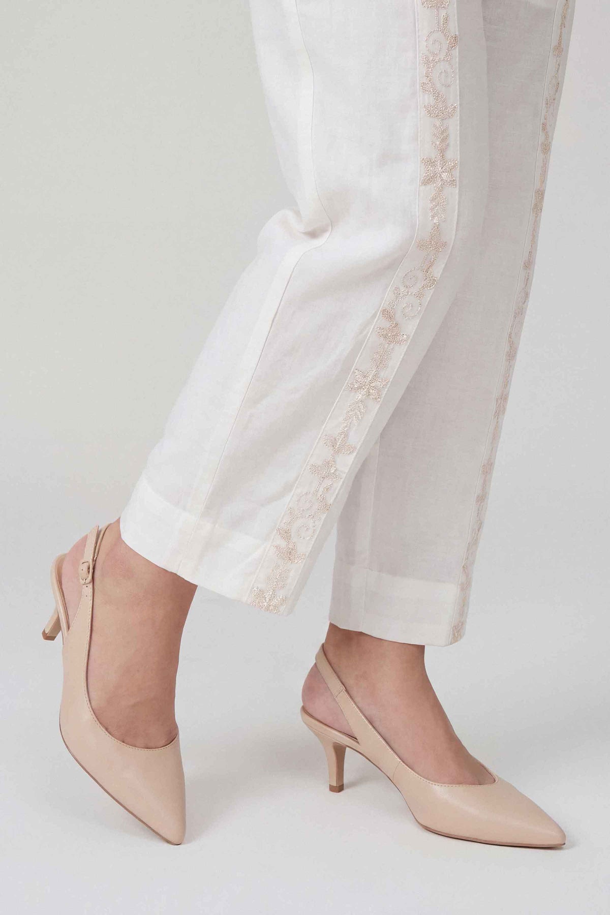 Embroidered Trousers - ST1TE-PRET26WV1-3 for Women - Pret Collection | Nishat | Shop Online