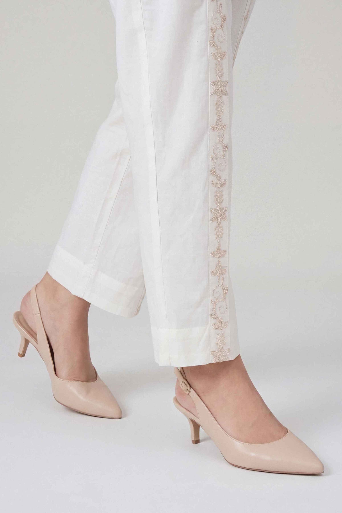 Embroidered Trousers - ST1TE-PRET26WV1-3 for Women - Pret Collection | Nishat | Shop Online