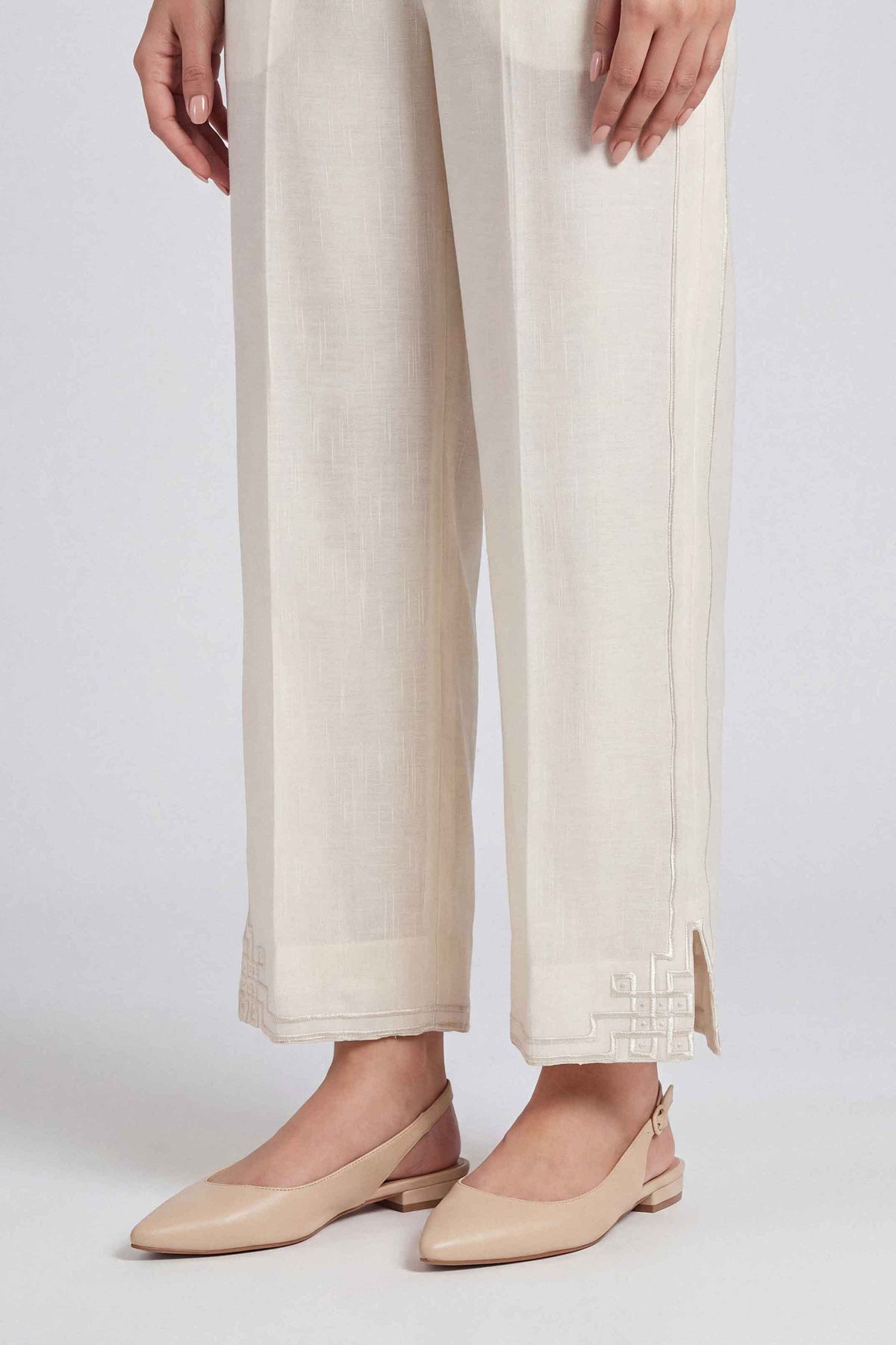 Embroidered Trousers - ST1TE-PRET26WV2-6 for Women - Pret Collection | Nishat | Shop Online