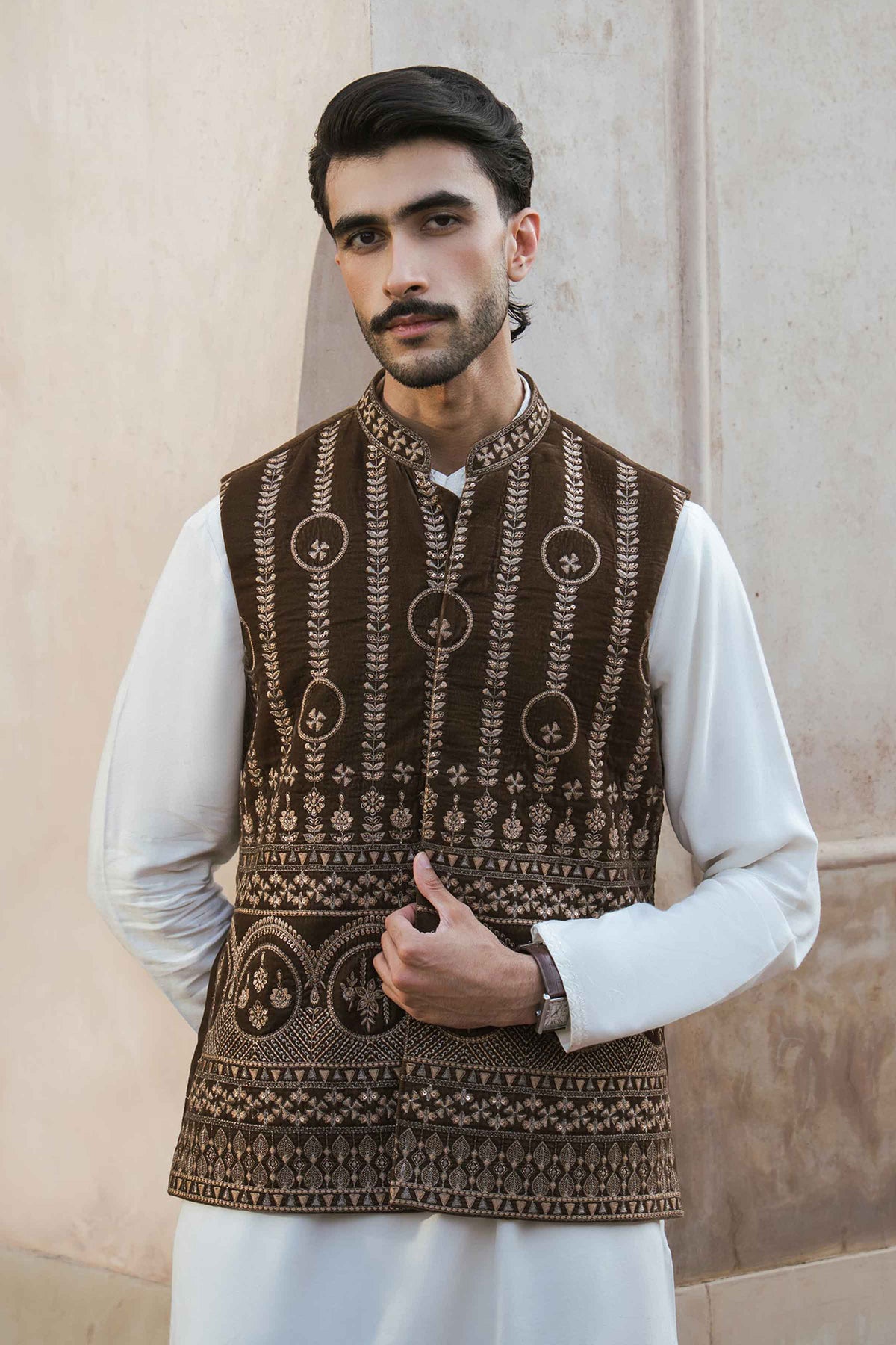 Embroidered Waistcoat - ST1WE-NAQ26WV1-3 for Women - Pret Collection | Nishat | Shop Online