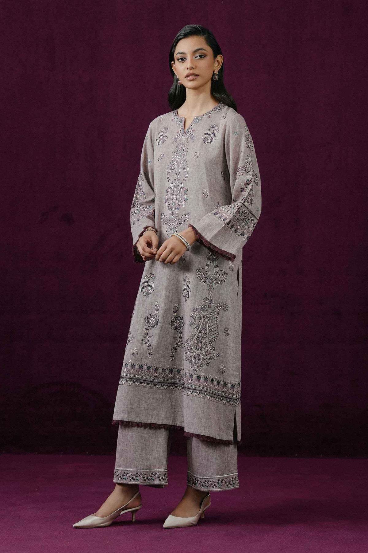 2 PIECE - EMBROIDERED SUIT - ST2PE-BOUT26WV2-15 for Women - Boutique Collection | Nishat | Shop Online