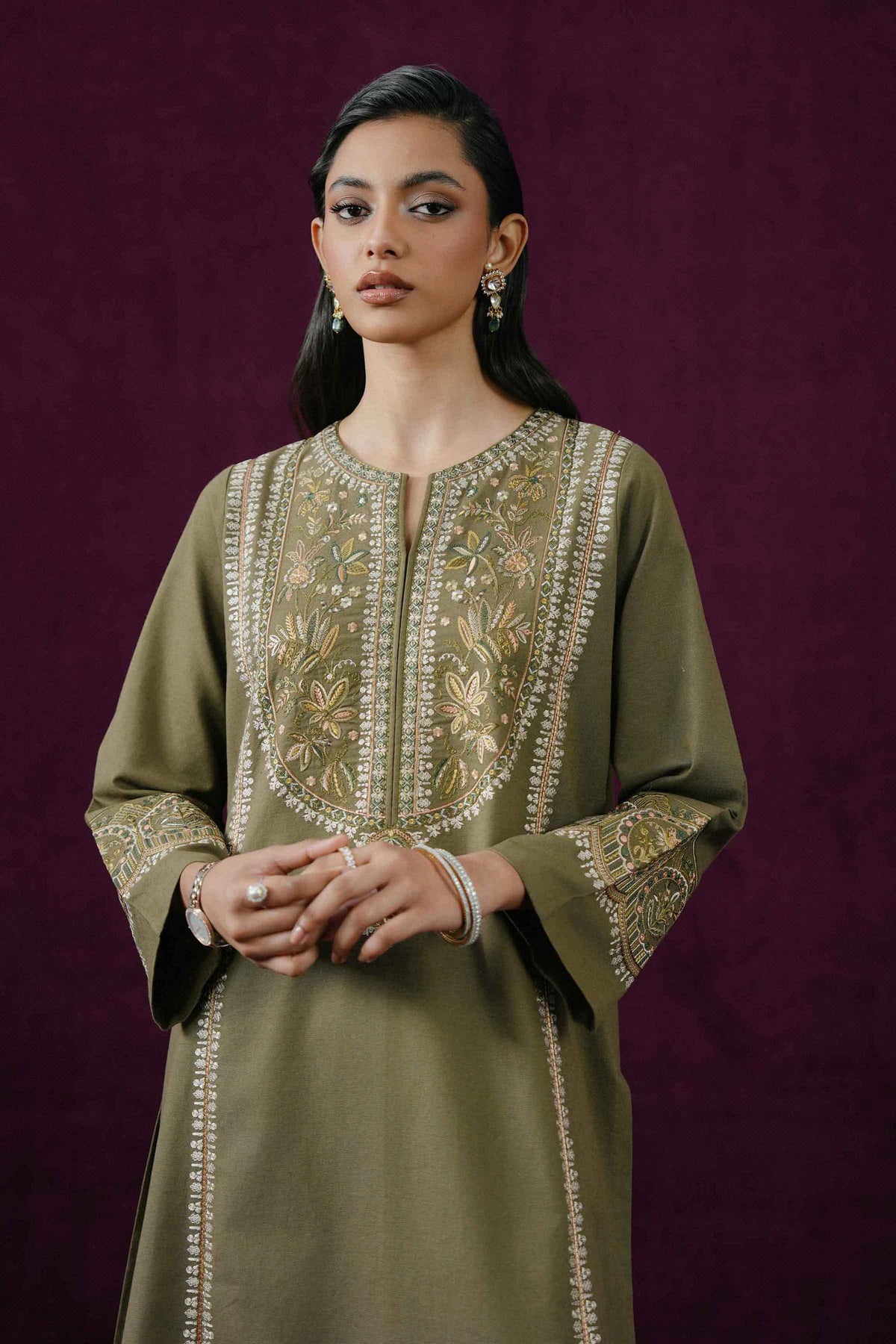 2 PIECE - EMBROIDERED SUIT - ST2PE-BOUT26WV2-22 for Women - Boutique Collection | Nishat | Shop Online