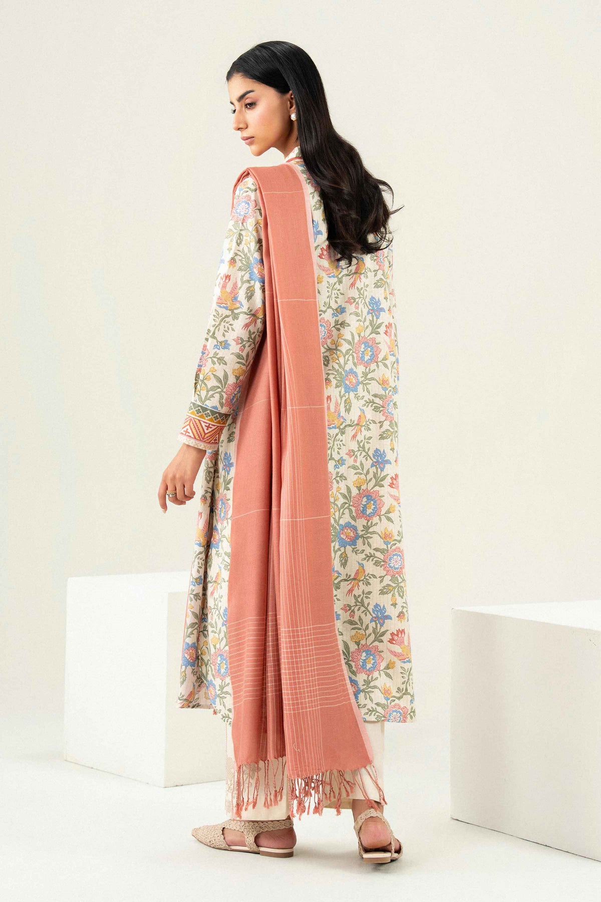 2 Piece - Printed Embroidered Suit - ST2SD-PRET26WV2-5 for Women - Pret Collection | Nishat | Shop Online