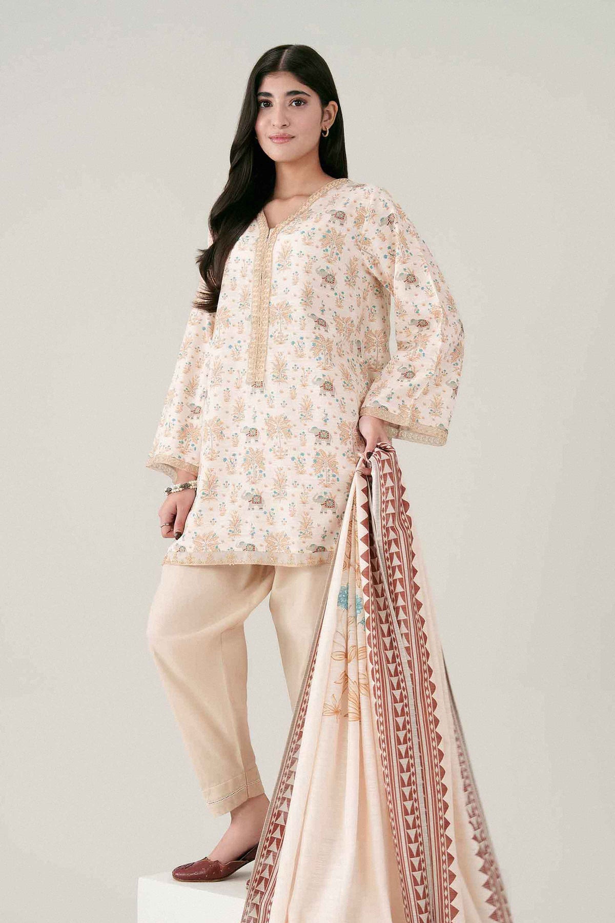 2 PIECE - PRINTED EMBROIDERED SUIT - ST2SDE-PRET26WV2-1 for Women - Pret Collection | Nishat | Shop Online