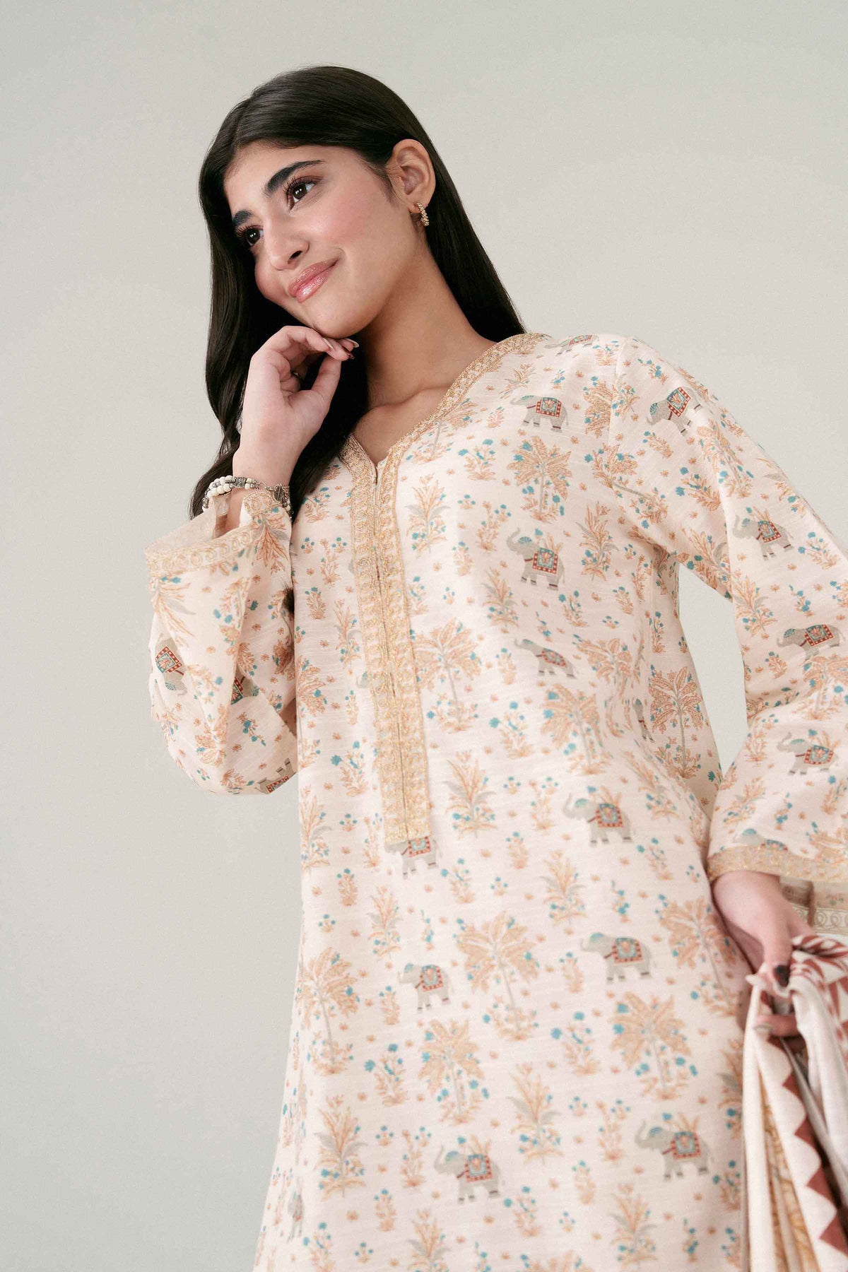 2 PIECE - PRINTED EMBROIDERED SUIT - ST2SDE-PRET26WV2-1 for Women - Pret Collection | Nishat | Shop Online