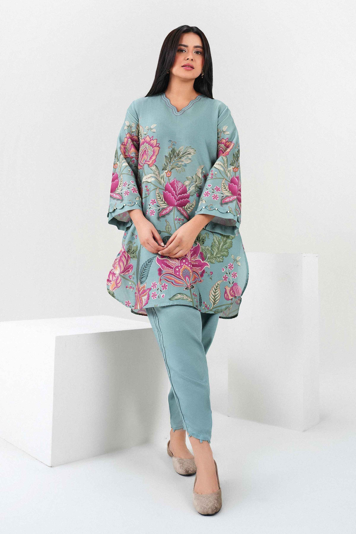 2 Piece - Printed Suit - ST2ST-PRET26WV1-4 for Women - Pret Collection | Nishat | Shop Online
