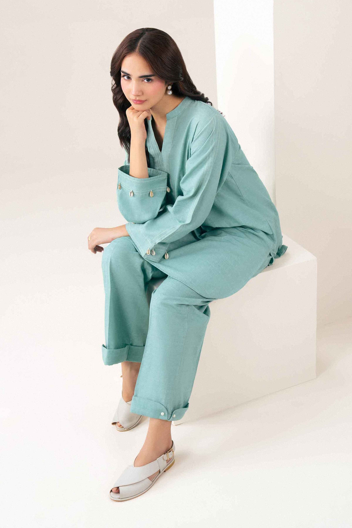 2 PIECE - SOLID SUIT - ST2ST-PRET26WV2-3 for Women - Pret Collection | Nishat | Shop Online