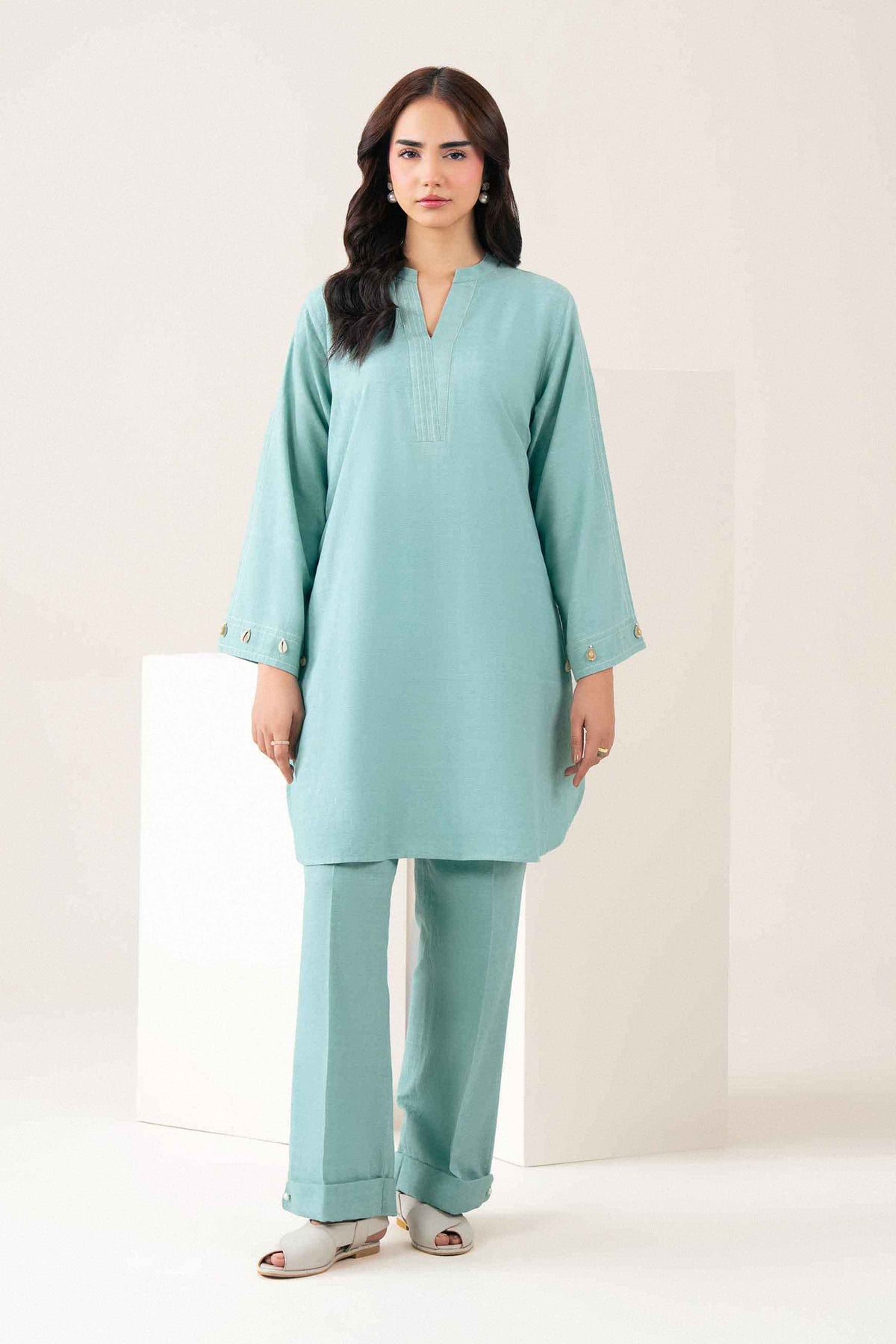 2 PIECE - SOLID SUIT - ST2ST-PRET26WV2-3 for Women - Pret Collection | Nishat | Shop Online