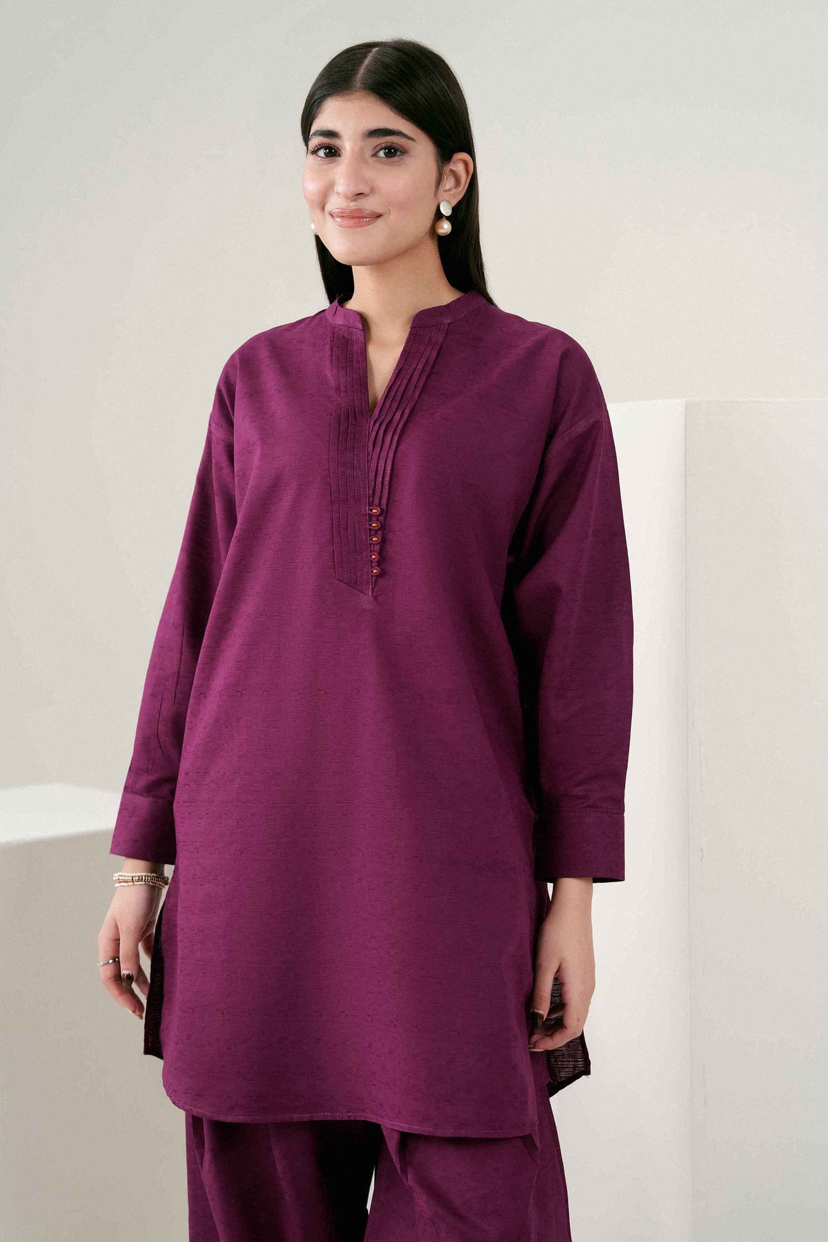 2 Piece - Solid Suit - ST2ST-PRET26WV2-5 for Women - Pret Collection | Nishat | Shop Online