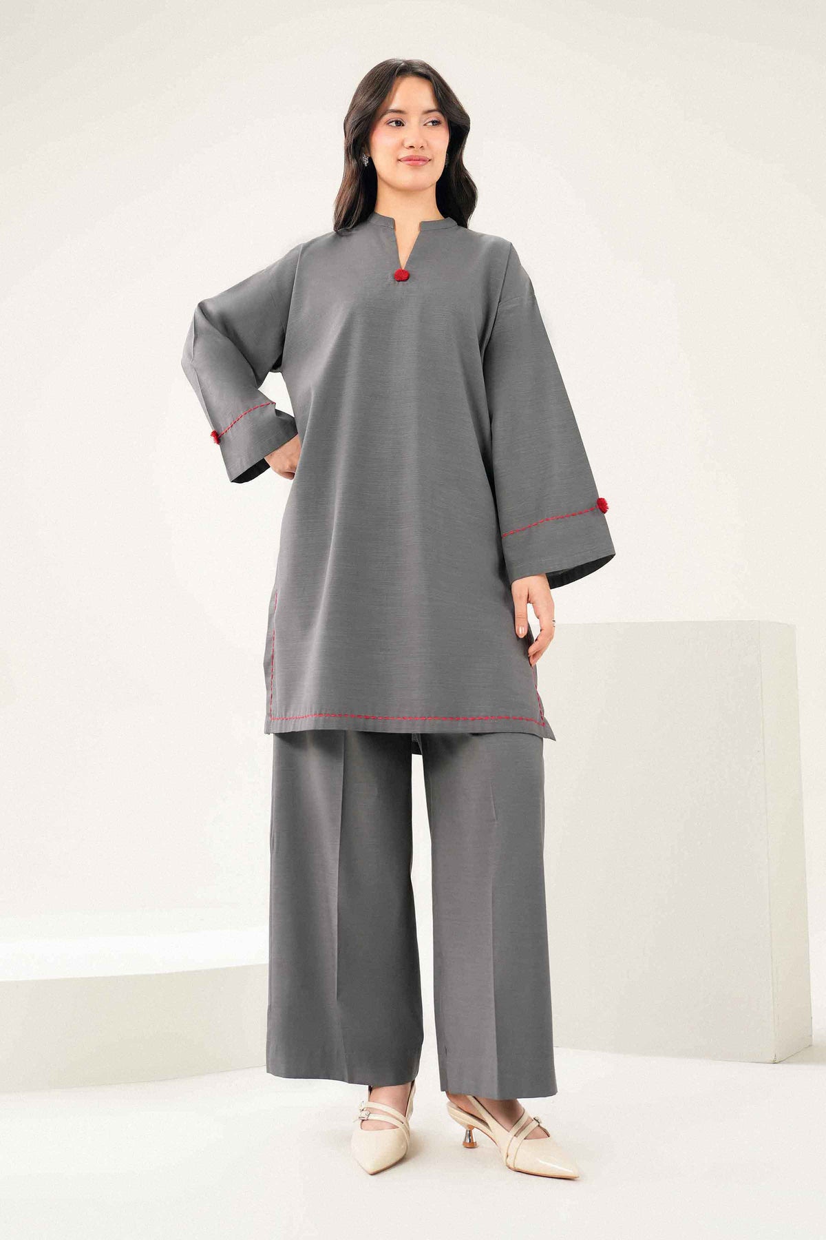 2 PIECE - SOLID SUIT - ST2ST-PRET26WV3-2 for Women - Pret Collection | Nishat | Shop Online