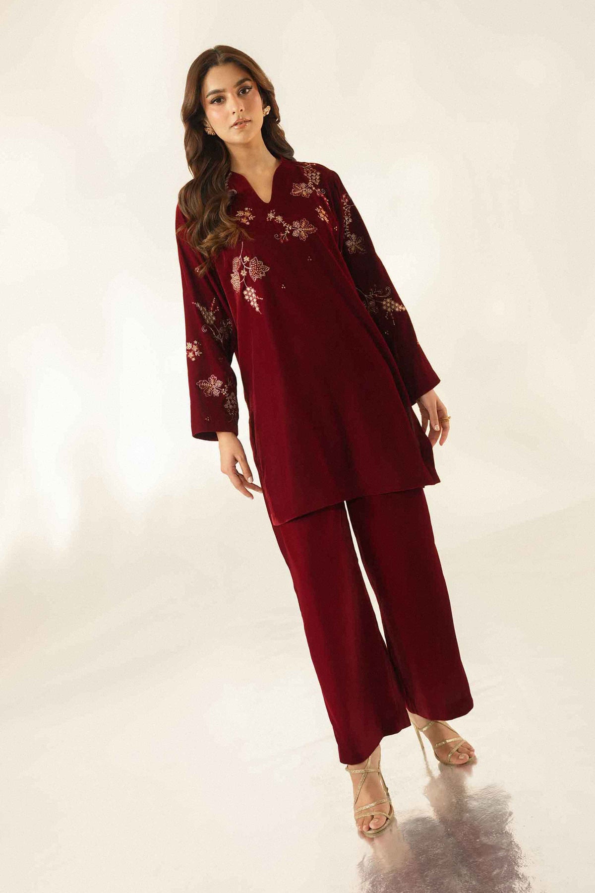 2 Piece - Embroidered Loungewear - ST2STE-LNG26WV2-1 for Women - Pret Collection | Nishat | Shop Online