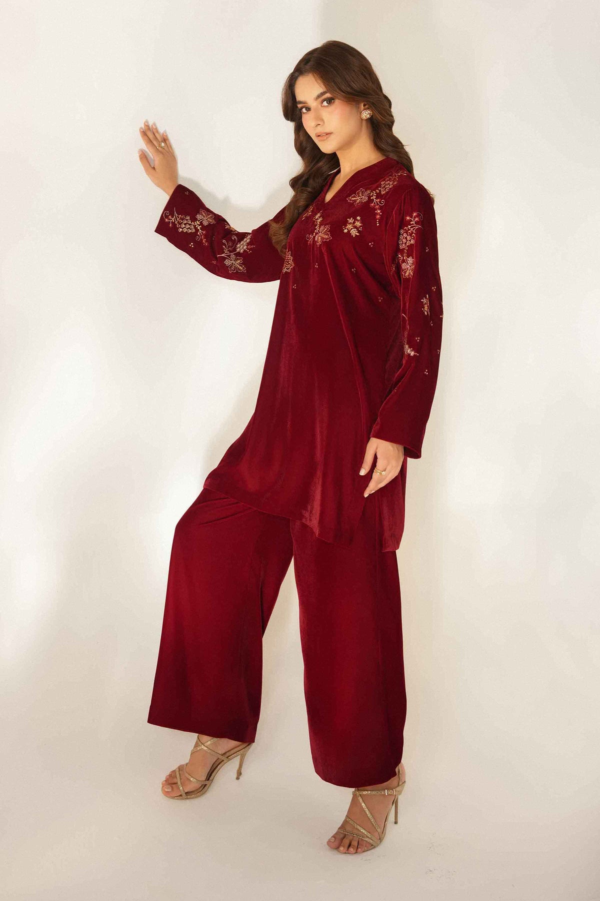 2 Piece - Embroidered Loungewear - ST2STE-LNG26WV2-1 for Women - Pret Collection | Nishat | Shop Online