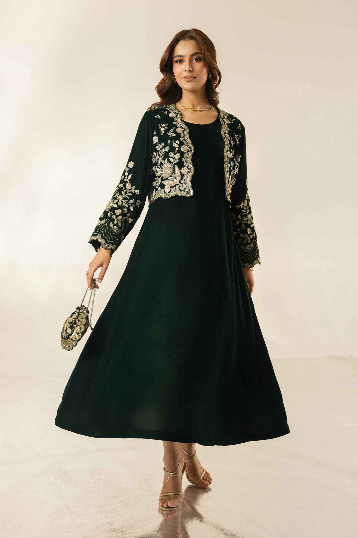 2 Piece - Embroidered Suit - ST2STE-LUXE26WV1-13 for Women - Pret Collection | Nishat | Shop Online