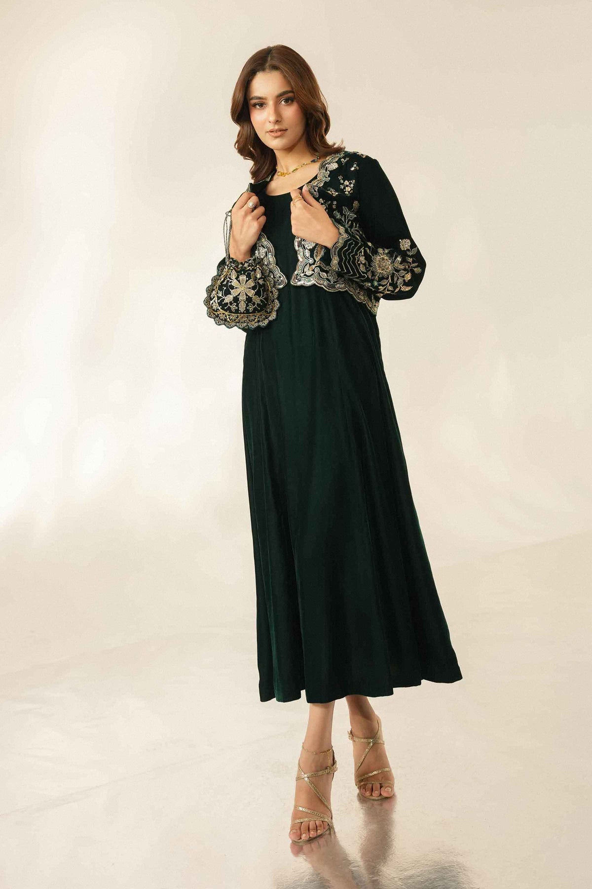 2 Piece - Embroidered Suit - ST2STE-LUXE26WV1-13 for Women - Pret Collection | Nishat | Shop Online