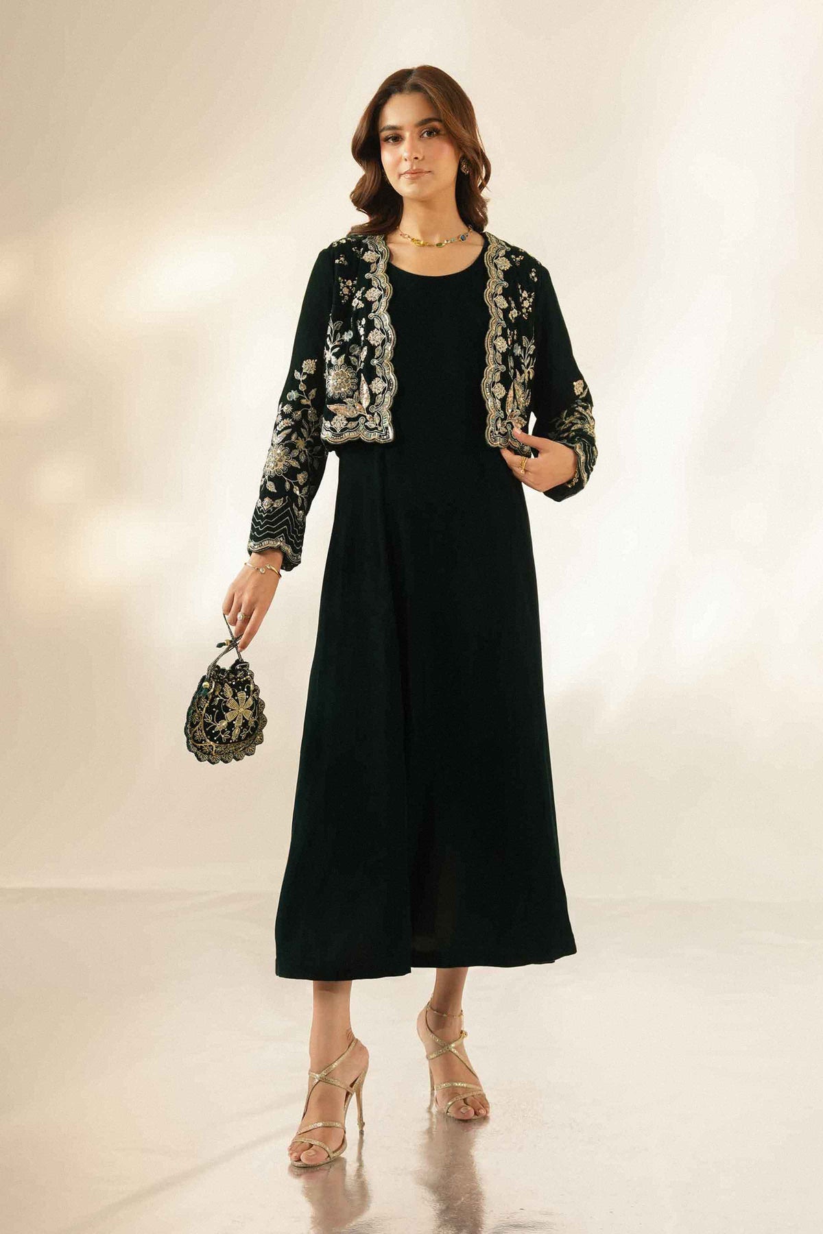 2 Piece - Embroidered Suit - ST2STE-LUXE26WV1-13 for Women - Pret Collection | Nishat | Shop Online