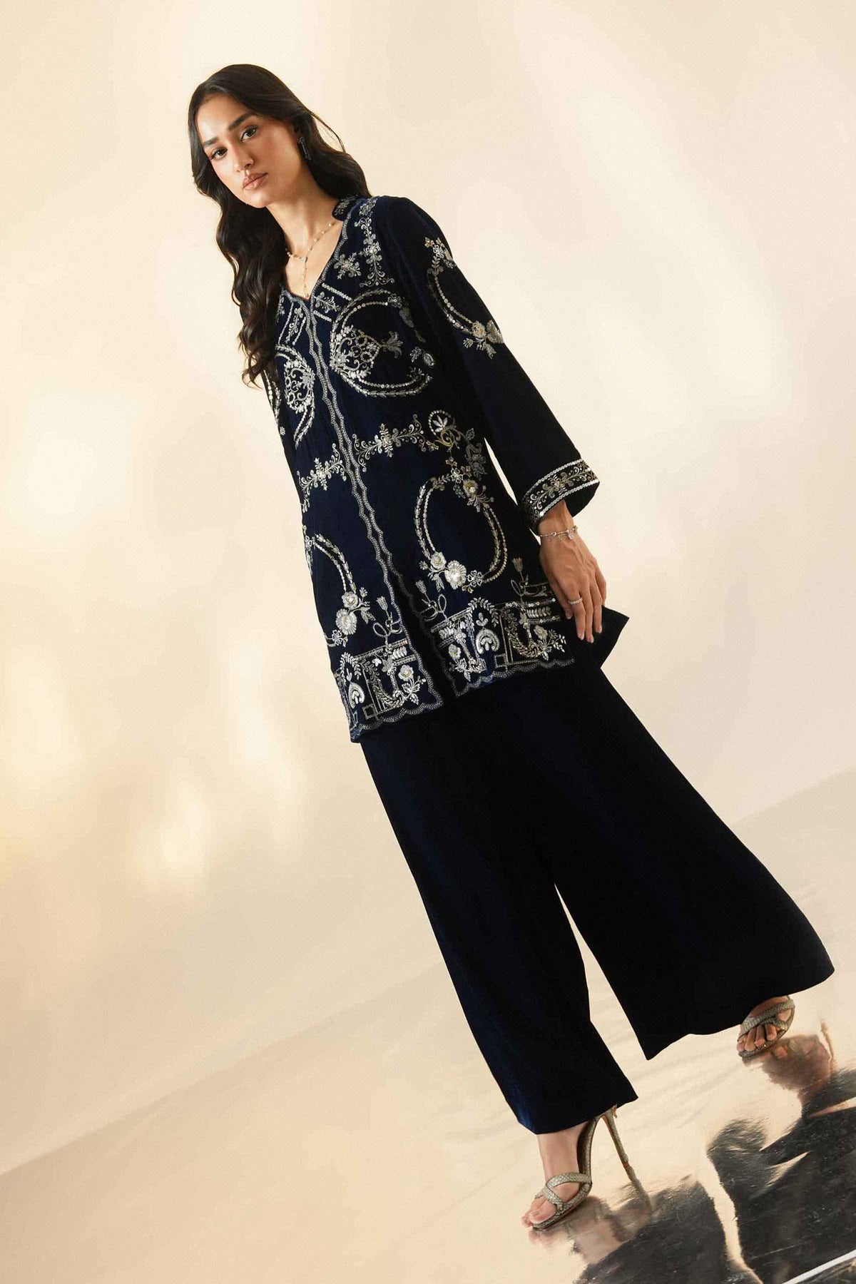 2 Piece - Embroidered Suit - ST2STE-LUXE26WV1-2 for Women - Pret Collection | Nishat | Shop Online