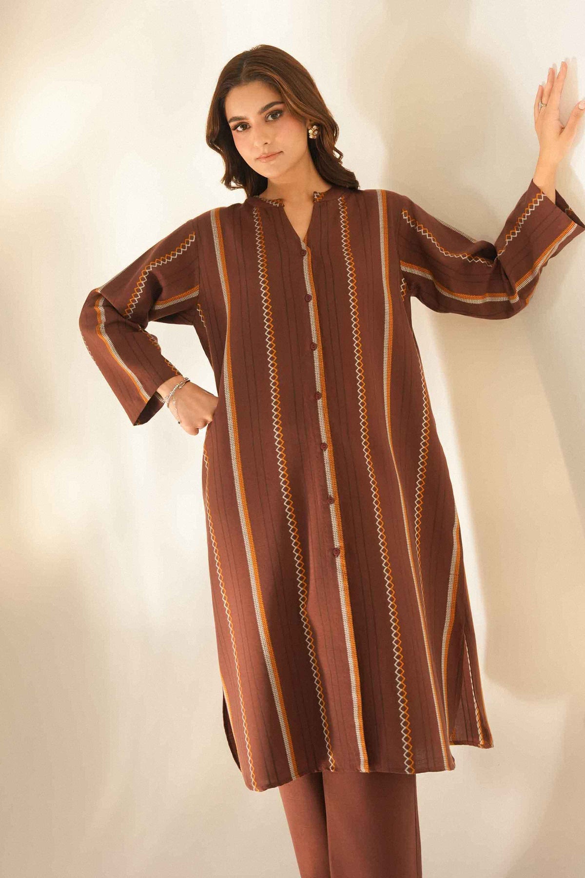 2 Piece - Embroidered Suit - ST2STE-LUXE26WV1-23 for Women - Pret Collection | Nishat | Shop Online