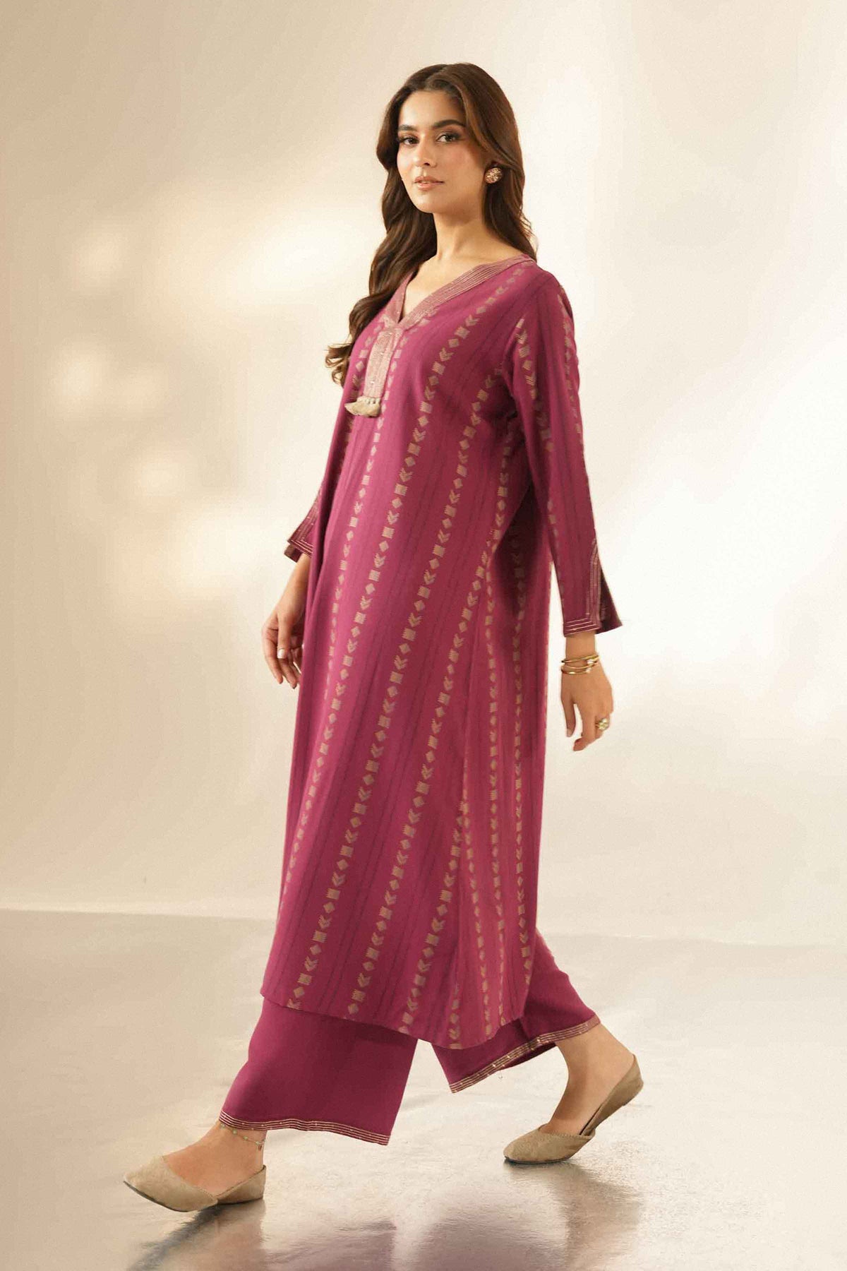 2 Piece - Embroidered Suit - ST2STE-LUXE26WV1-24 for Women - Pret Collection | Nishat | Shop Online