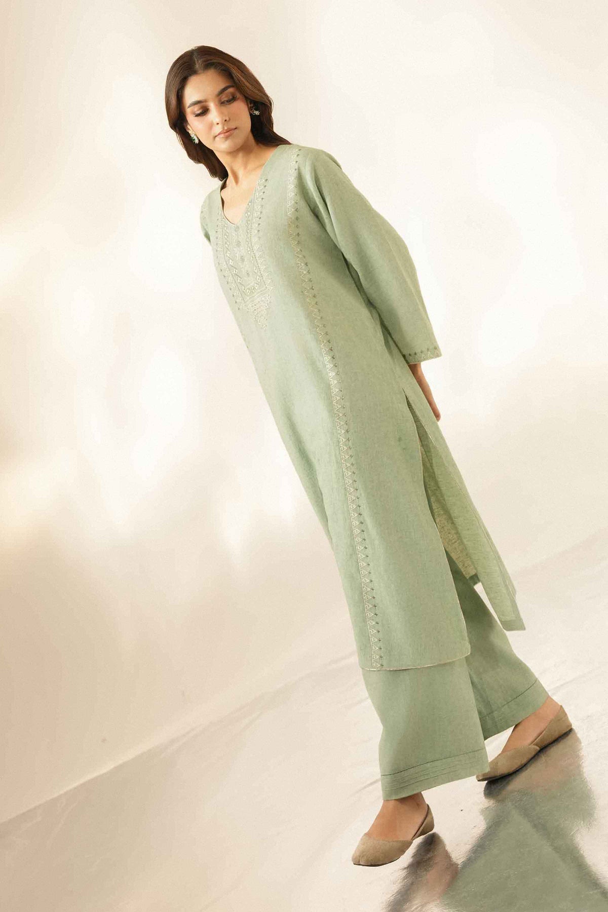 2 Piece - Embroidered Suit - ST2STE-LUXE26WV1-25 for Women - Pret Collection | Nishat | Shop Online