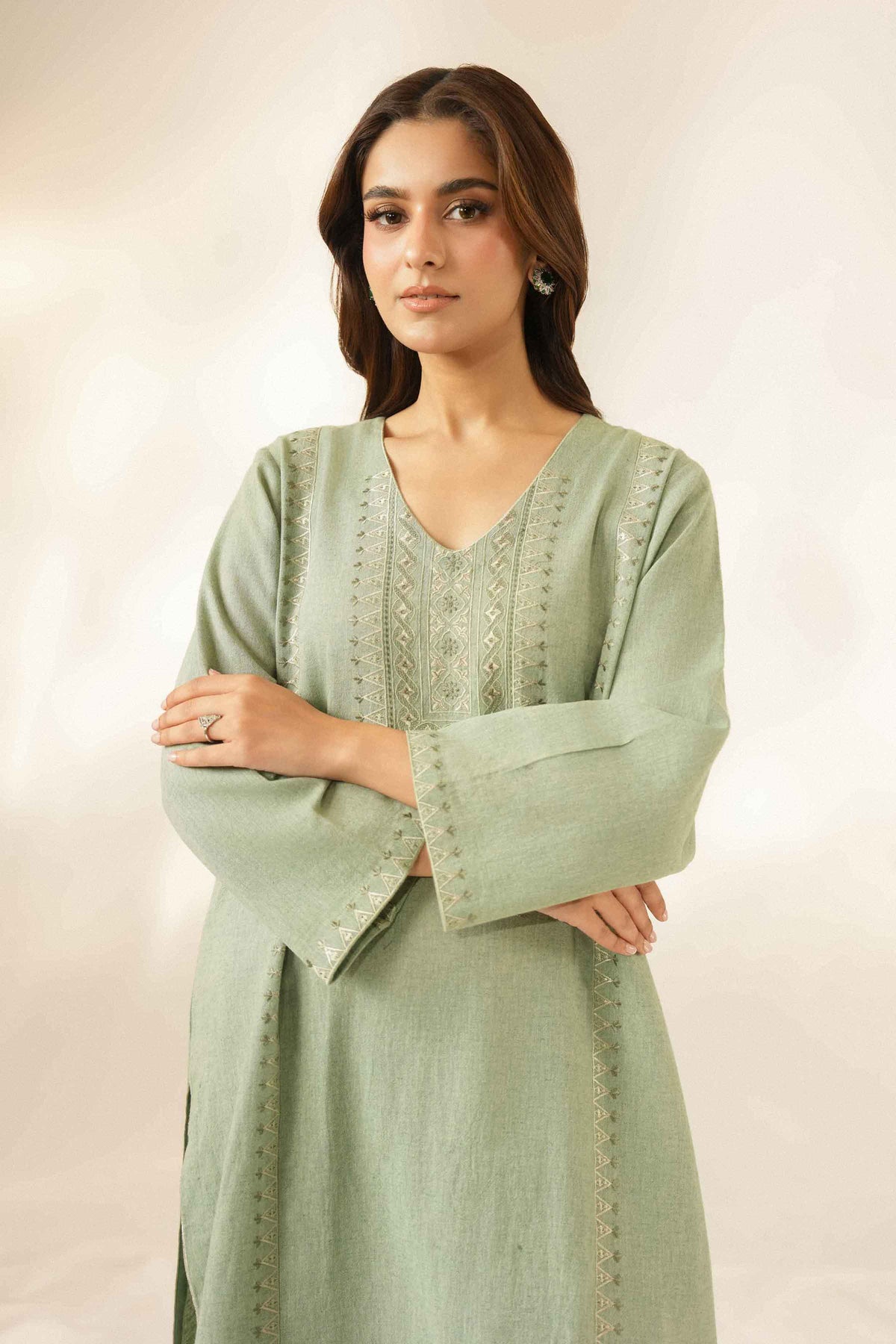 2 Piece - Embroidered Suit - ST2STE-LUXE26WV1-25 for Women - Pret Collection | Nishat | Shop Online