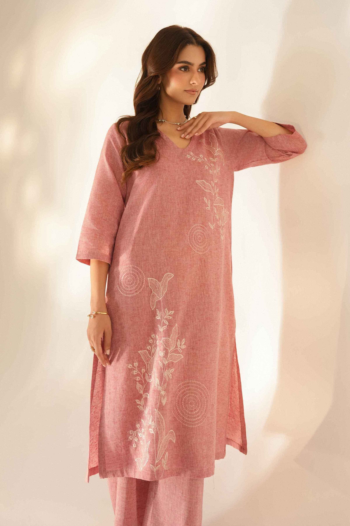 2 Piece - Embroidered Suit - ST2STE-LUXE26WV1-27 for Women - Pret Collection | Nishat | Shop Online