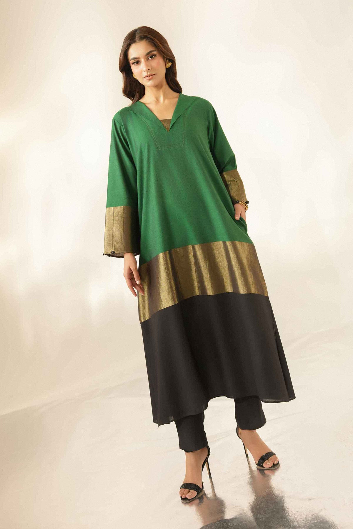 2 Piece - Printed Suit - ST2STE-LUXE26WV1-32 for Women - Pret Collection | Nishat | Shop Online