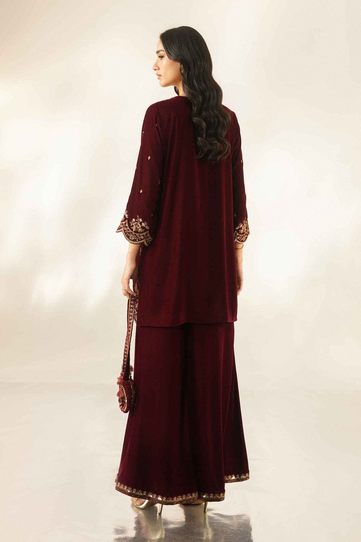 2 Piece - Embroidered Suit - ST2STE-LUXE26WV2-45 for Women - Pret Collection | Nishat | Shop Online