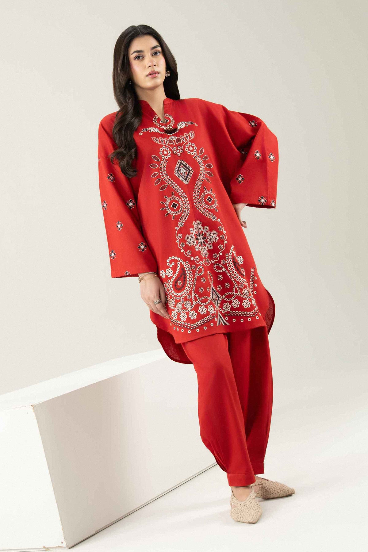 2 Piece - Embroidered Suit - ST2STE-PRET26WV1-1 for Women - Pret Collection | Nishat | Shop Online