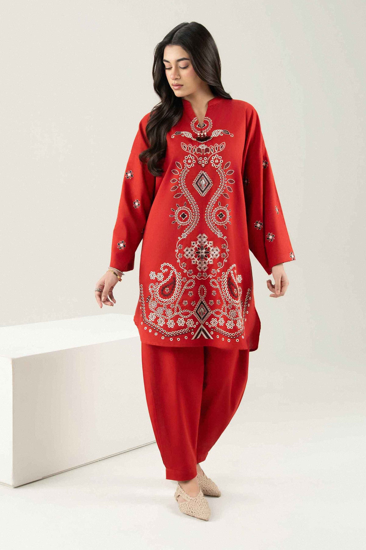 2 Piece - Embroidered Suit - ST2STE-PRET26WV1-1 for Women - Pret Collection | Nishat | Shop Online