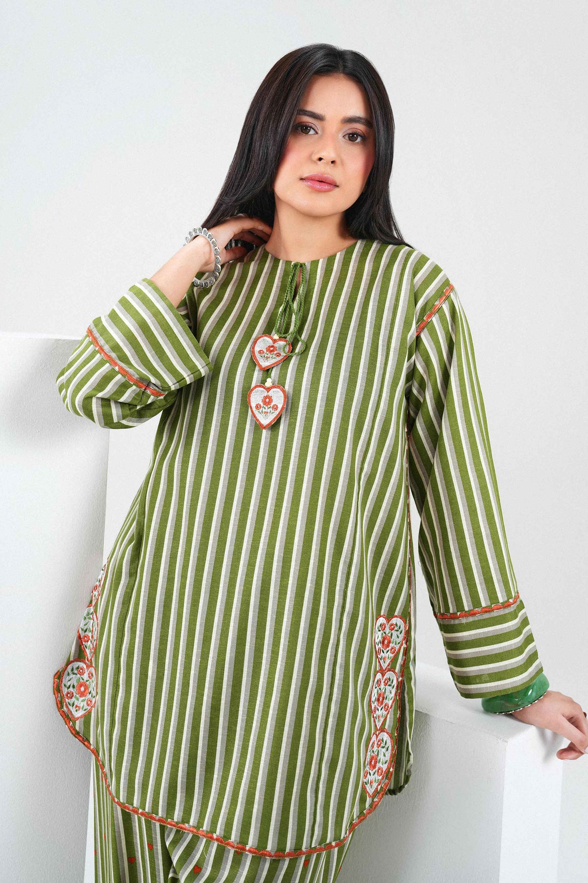 2 Piece - Printed Embroidered Suit - ST2STE-PRET26WV1-4 for Women - Pret Collection | Nishat | Shop Online
