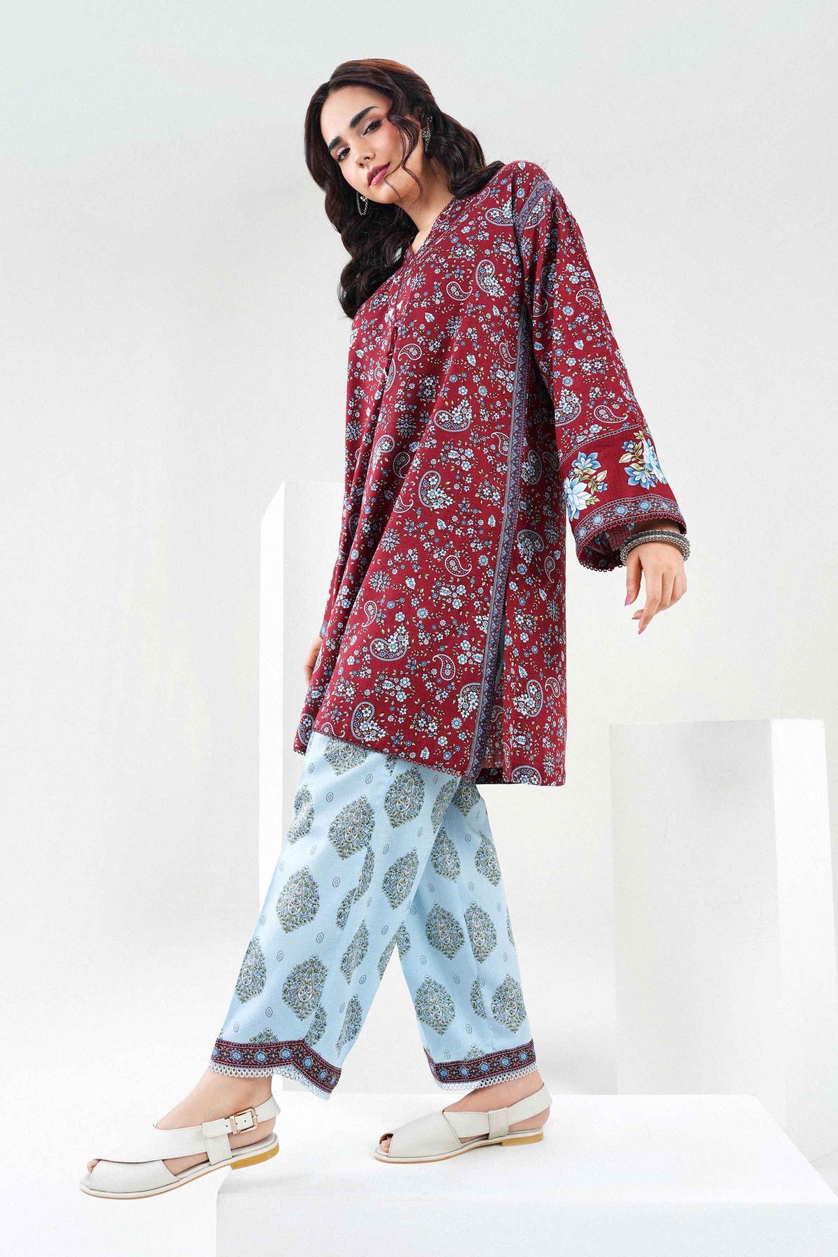 2 Piece - Printed Suit - ST2STE-PRET26WV1-8 for Women - Pret Collection | Nishat | Shop Online
