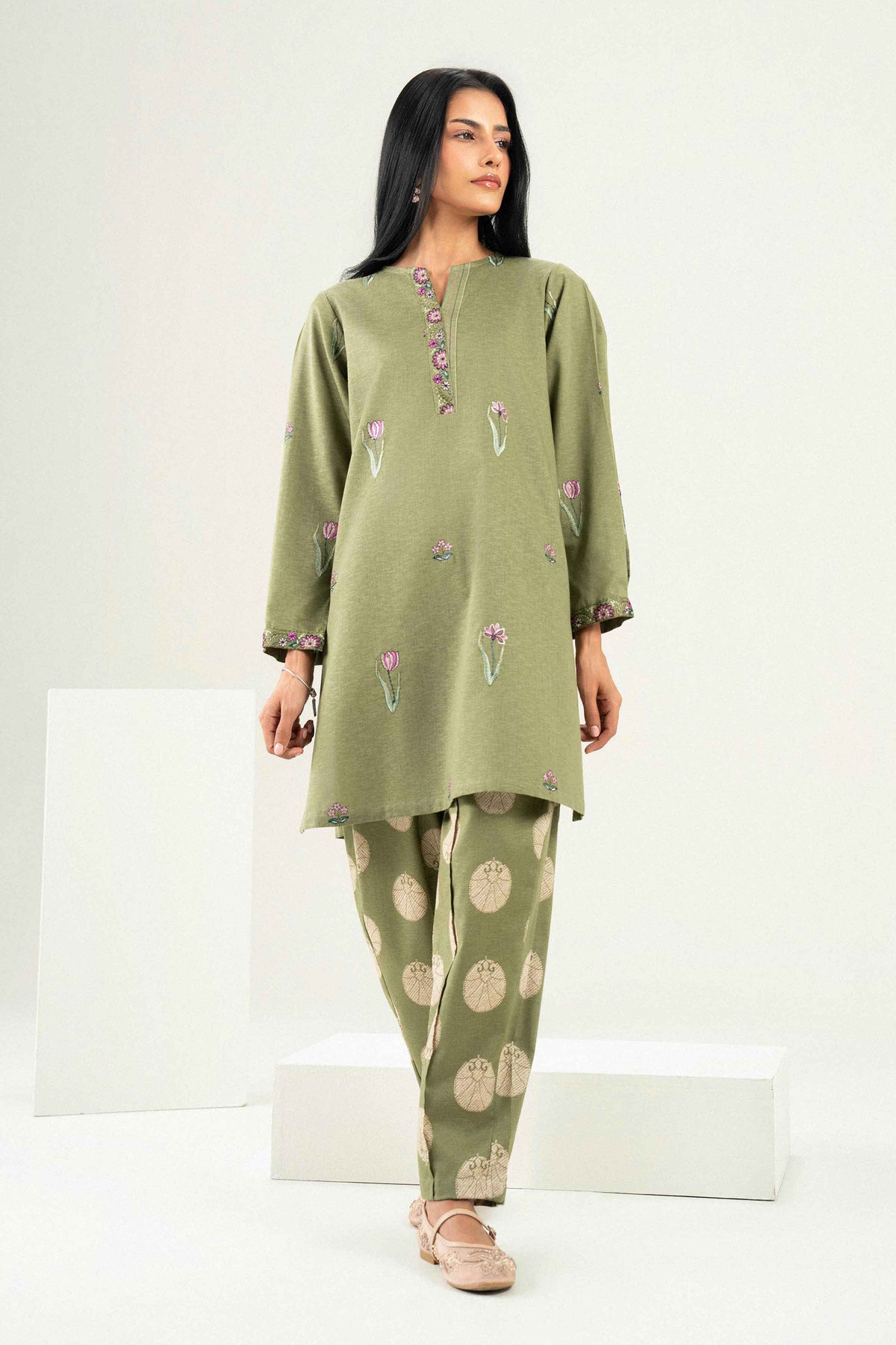 2 Piece - Embroidered Suit - ST2STE-PRET26WV2-24 for Women - Pret Collection | Nishat | Shop Online