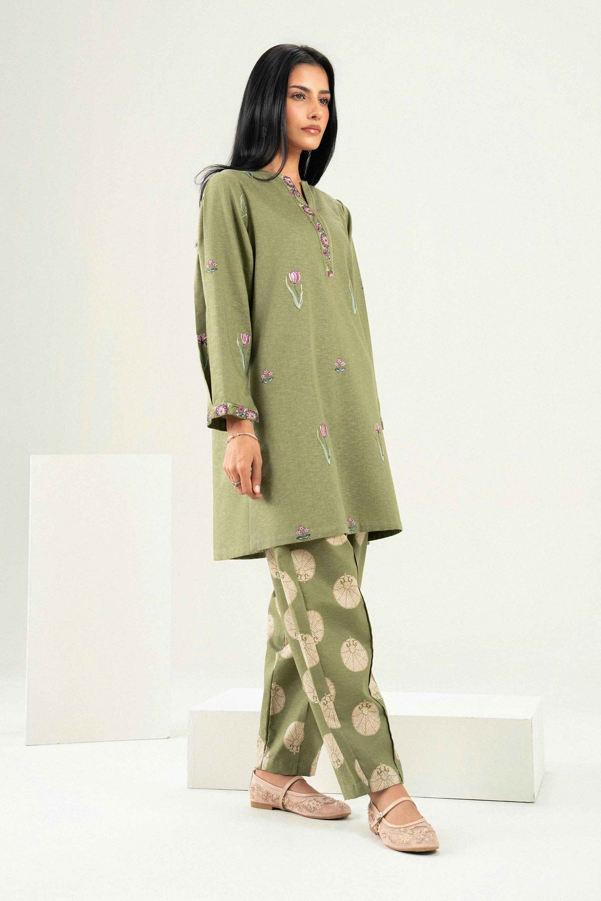 2 Piece - Embroidered Suit - ST2STE-PRET26WV2-24 for Women - Pret Collection | Nishat | Shop Online