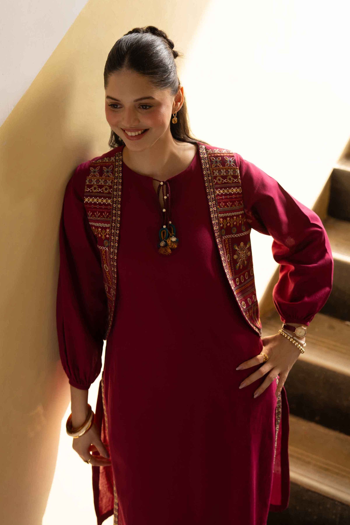 3 PIECE - EMBROIDERED SUIT - ST2STE-PRET26WV2-47 for Women - Pret Collection | Nishat | Shop Online