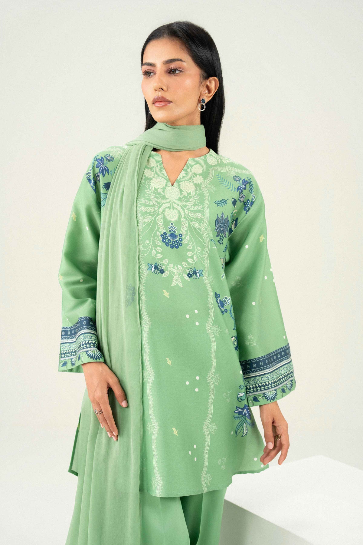 3 Piece - Printed Suit - ST3P-PRET26WV1-3 for Women - Pret Collection | Nishat | Shop Online