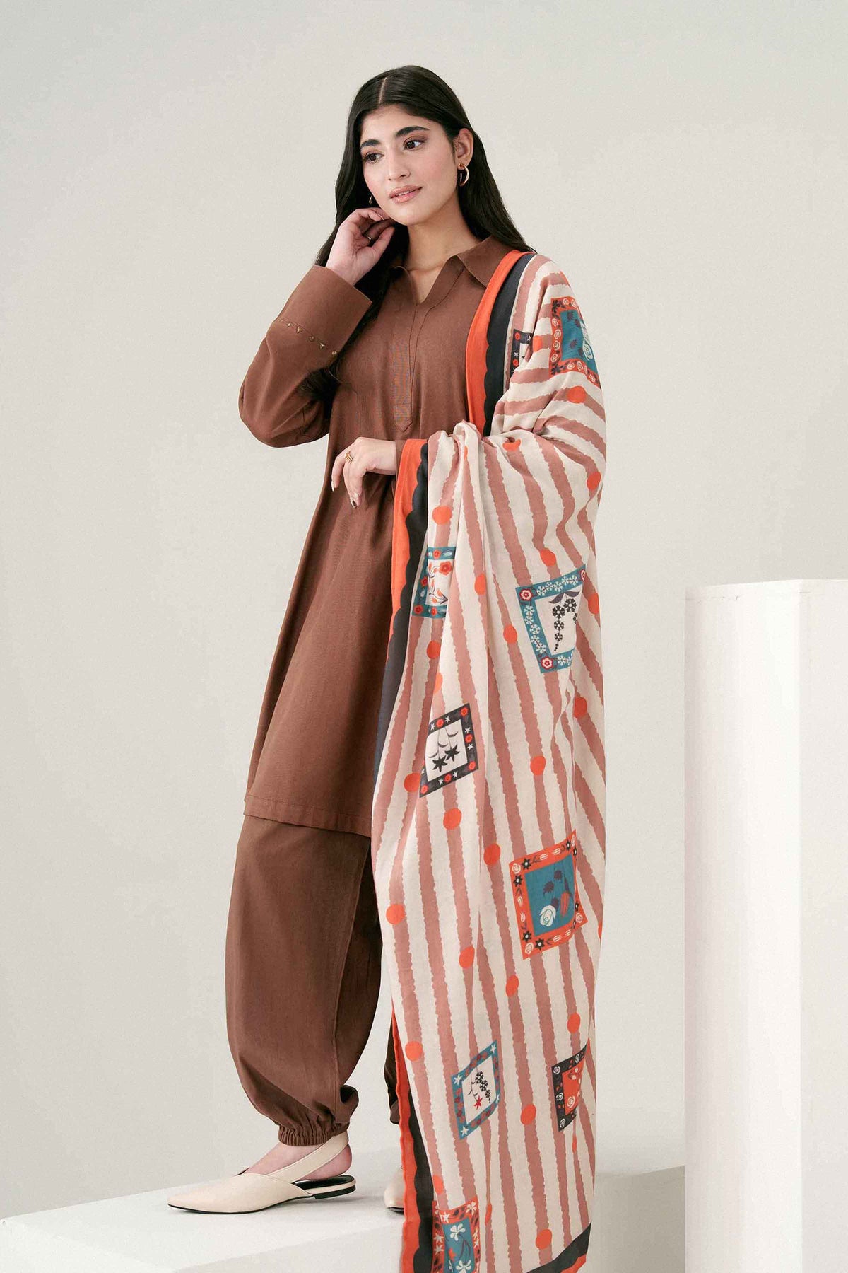 3 PIECE - PRINTED SUIT - ST3P-PRET26WV2-1 for Women - Pret Collection | Nishat | Shop Online