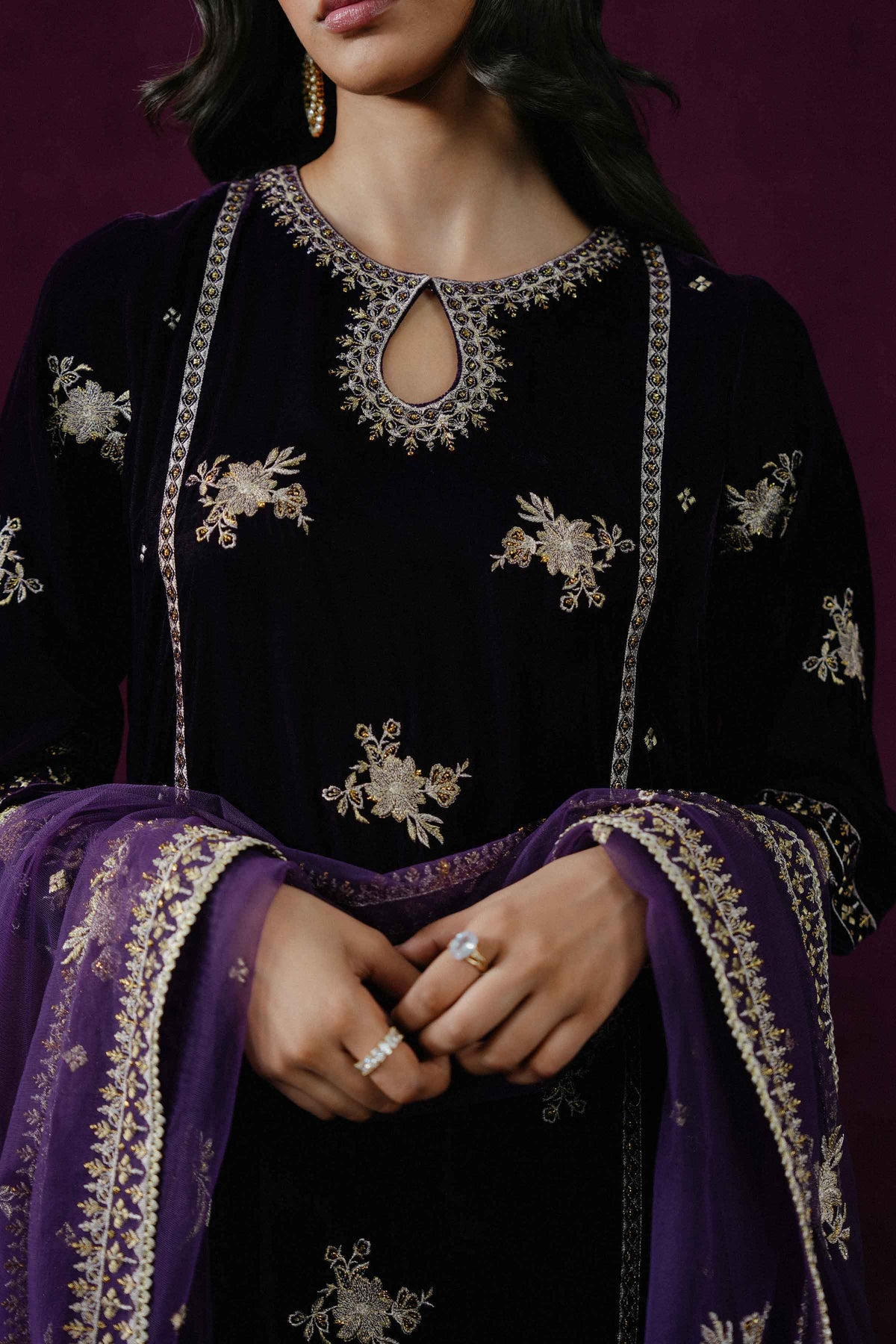 3 PIECE - EMBROIDERED SUIT - ST3PE-BOUT26WV1-20 for Women - Boutique Collection | Nishat | Shop Online