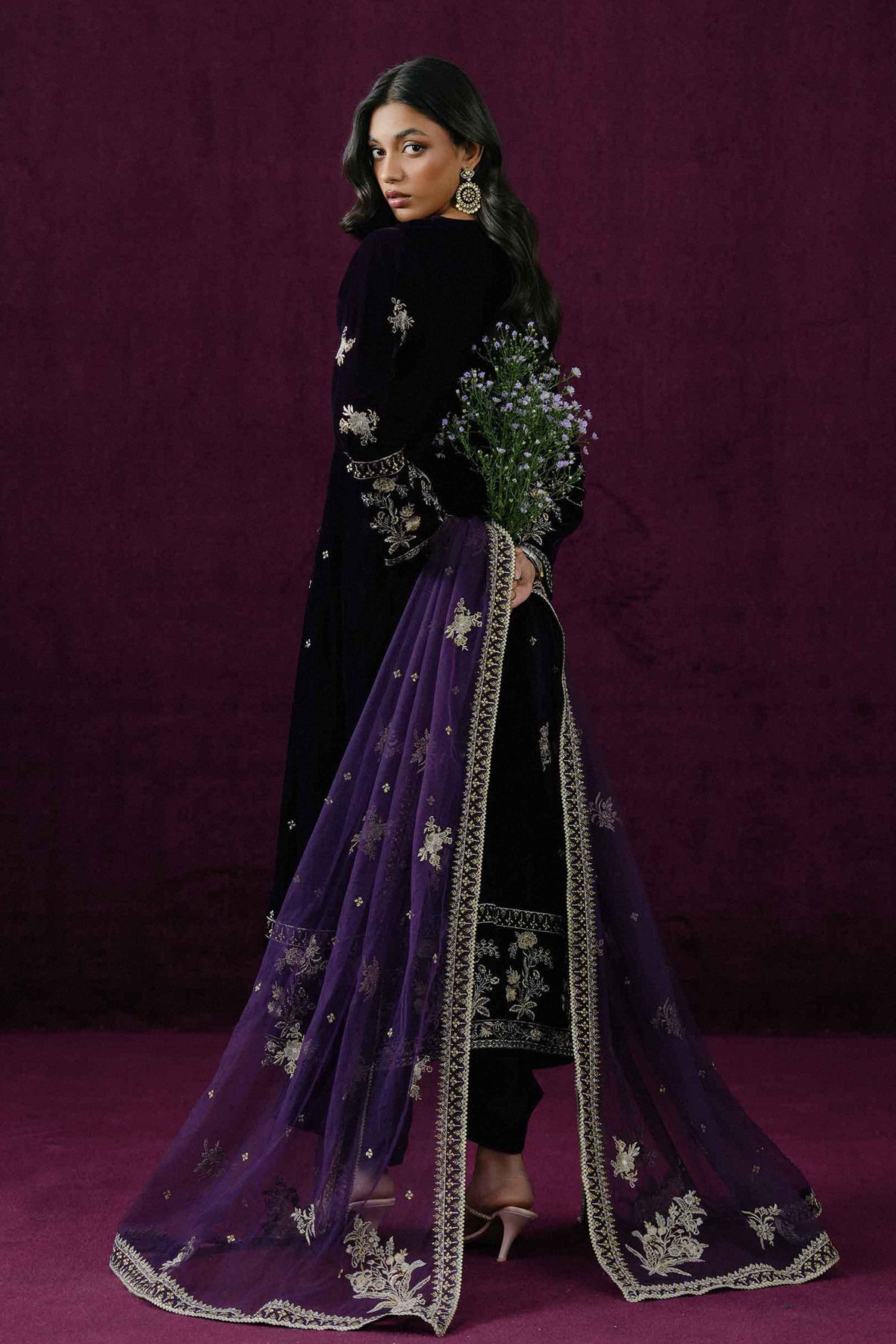 3 PIECE - EMBROIDERED SUIT - ST3PE-BOUT26WV1-20 for Women - Boutique Collection | Nishat | Shop Online
