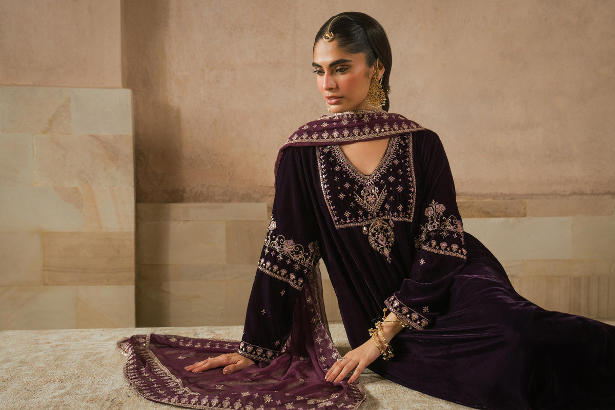 3 Piece - Embroidered Suit - ST3PE-LUXE26WV1-12 for Women - Pret Collection | Nishat | Shop Online