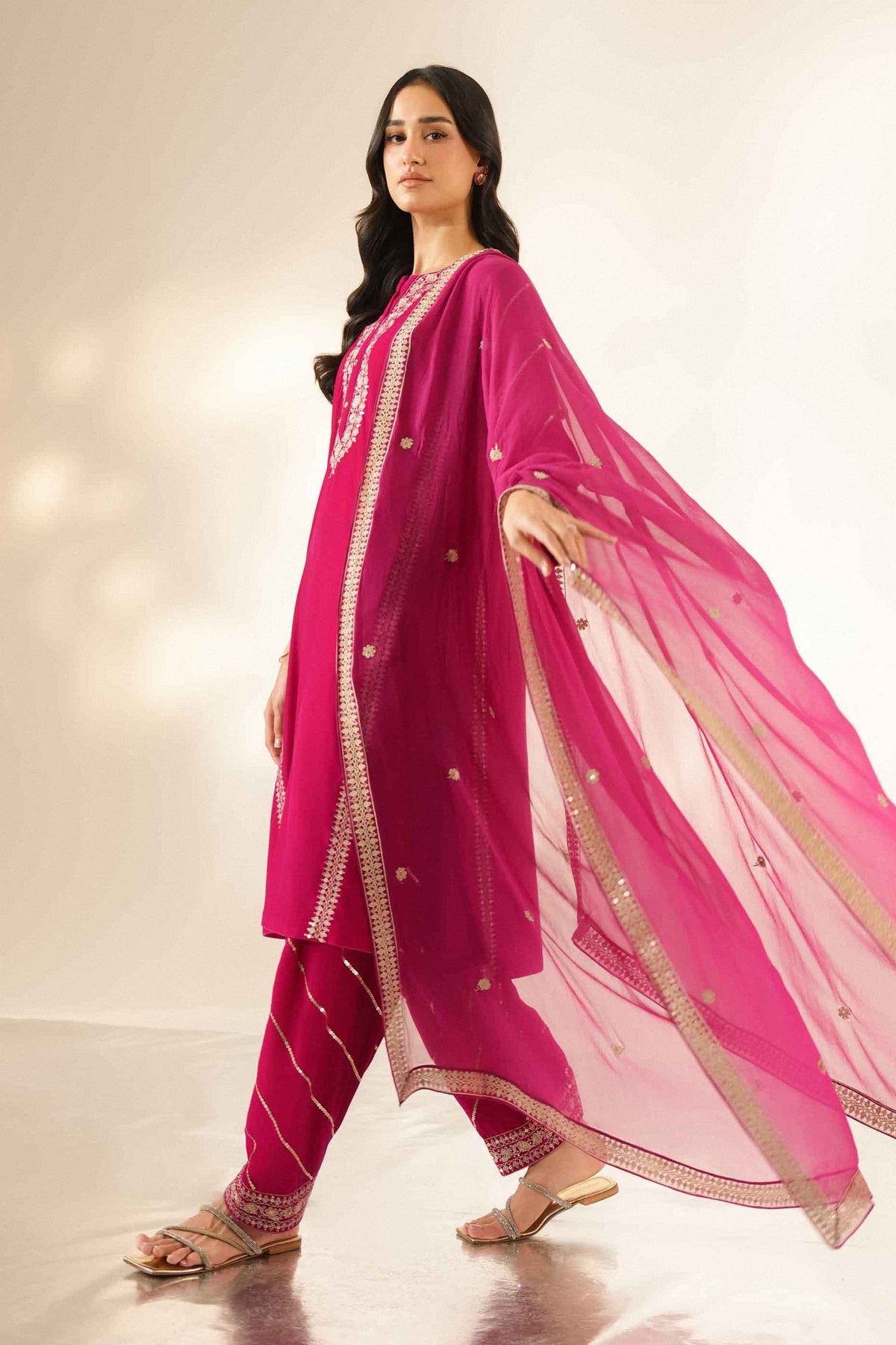 3 Piece - Embroidered Suit - ST3PE-LUXE26WV1-13 for Women - Pret Collection | Nishat | Shop Online