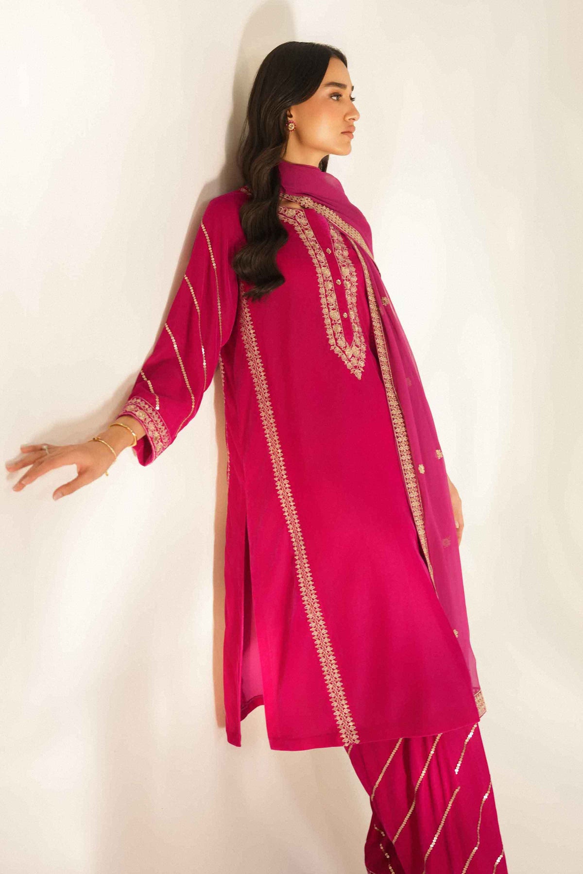 3 Piece - Embroidered Suit - ST3PE-LUXE26WV1-13 for Women - Pret Collection | Nishat | Shop Online