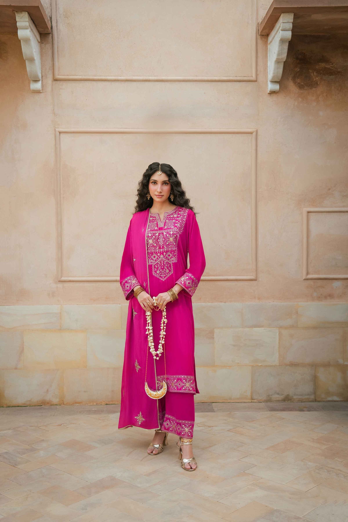 3 Piece - Embroidered Suit - ST3PE-LUXE26WV1-14