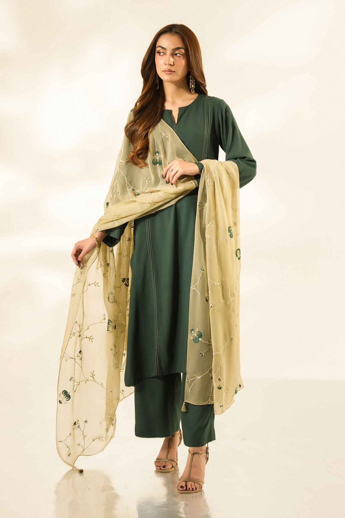 3 PIECE - EMBROIDERED SUIT - ST3PE-LUXE26WV1-3