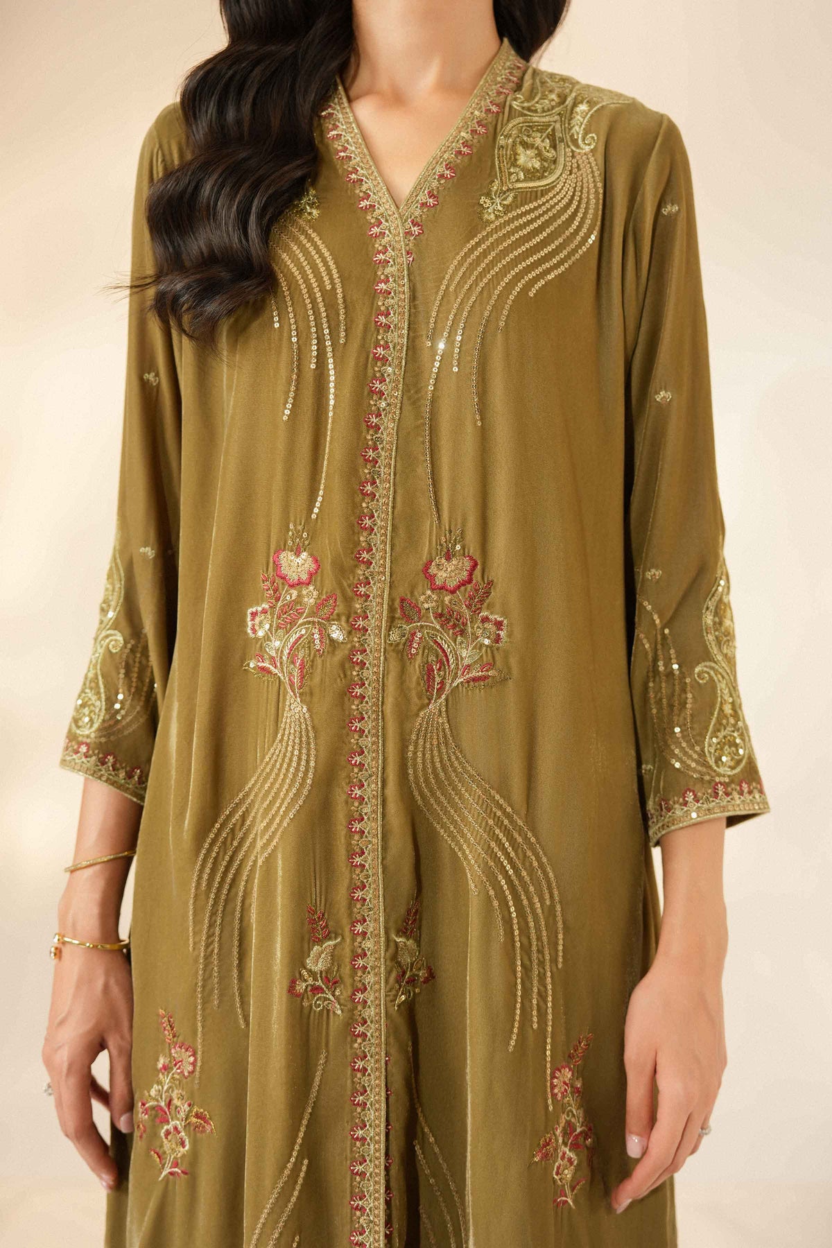 3 Piece - Embroidered Suit - ST3PE-LUXE26WV1-56 for Women - Pret Collection | Nishat | Shop Online