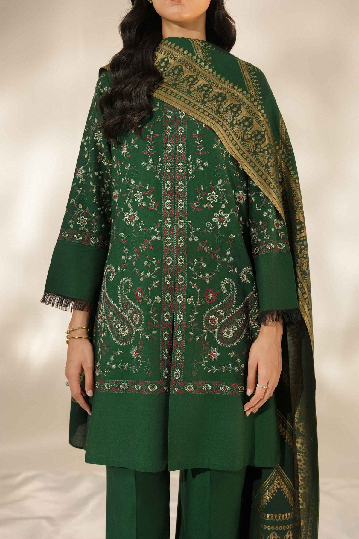 3 Piece - Embroidered Suit - ST3PE-LUXE26WV2-44 for Women - Pret Collection | Nishat | Shop Online