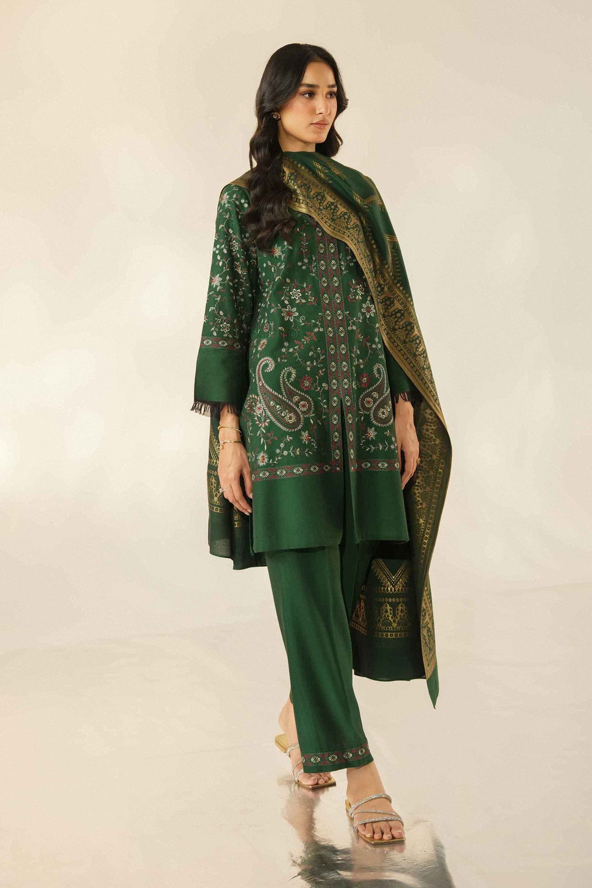 3 Piece - Embroidered Suit - ST3PE-LUXE26WV2-44 for Women - Pret Collection | Nishat | Shop Online